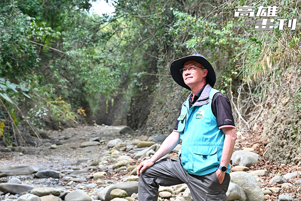十八羅漢山自然人文協會理事長楊振宏積極推動生態旅遊、深度旅遊發展地方創生。(攝影/Carter)