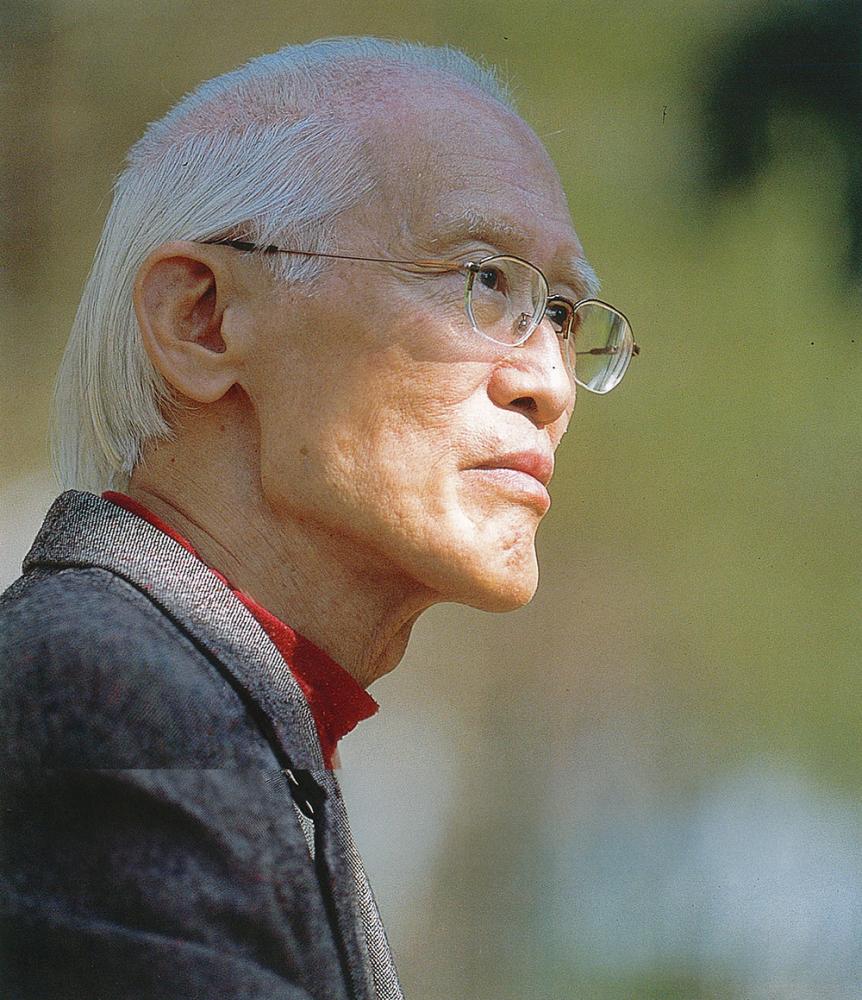 余光中十分推崇左營的人文氣息。(攝影／蔡宗昇)