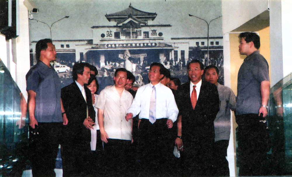陳總統蒞臨為願景館開幕，並表示，願景館象徵高雄人對文化資產的尊重與珍惜，也展現創新的市民意識。（攝影／鮑忠暉）