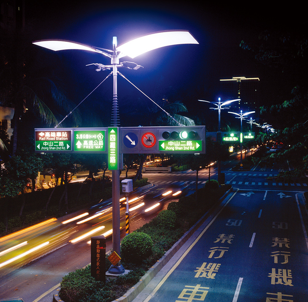 四維路共桿亮出海洋意象