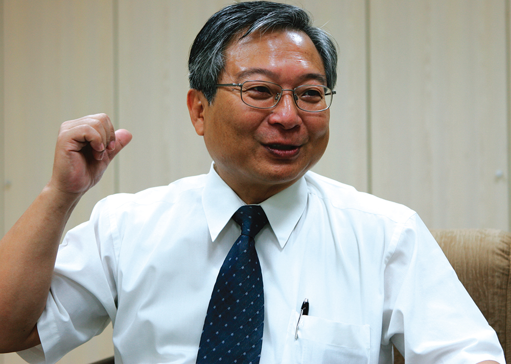 莊松榮製藥廠執行副總經莊孝武先生。 莊松榮製藥廠執行副總經莊孝武先生。