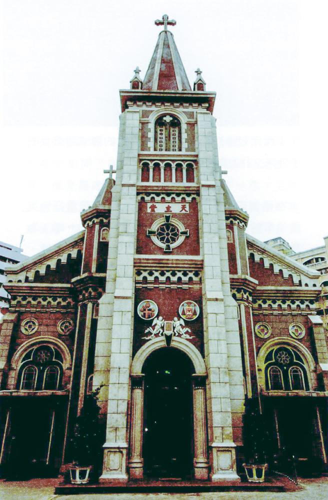 玫瑰天主堂和陳中和紀念館一樣，都是1920年代之前所建之建築。（圖/張忠義攝）