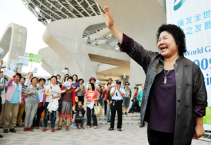 陳菊市長與高雄市的世運志工們，都已經做好迎接貴賓的準備。(圖/黃永富提供)