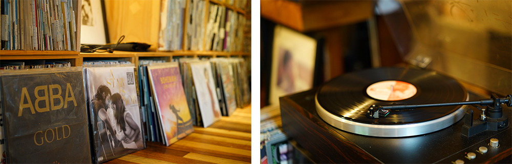 超過4500張黑膠唱片收藏，勾動旅人心中的70-90年代。