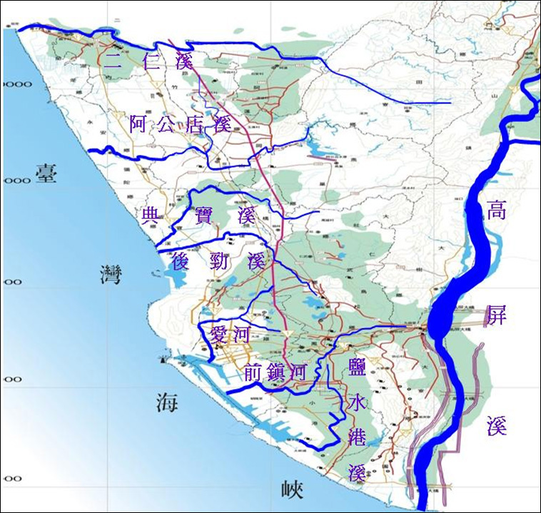 高雄河川水文的一體性，在縣市合併後展開了新契機。(圖/魯台營攝)