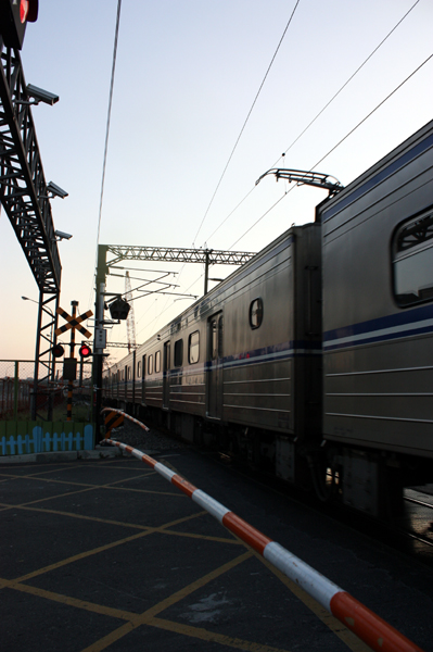 市區中呼嘯而過的電車景觀即將走入歷史。(圖/熊宏輝攝)