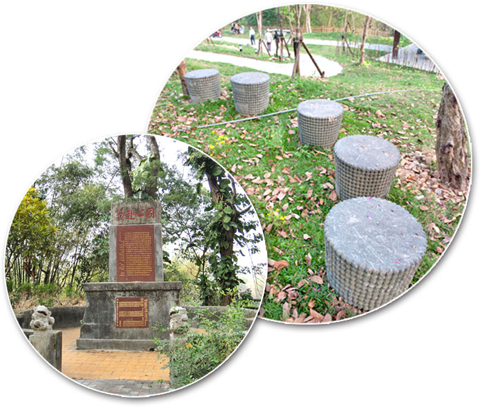 旗山鼓山公園處處可見歷史遺跡。（圖∕張筧 攝‧李士豪 攝）