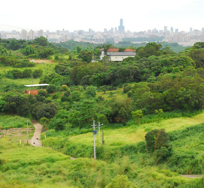 在東照山可一邊喝咖啡、一邊遠眺高雄市景。（圖∕張筧 攝）