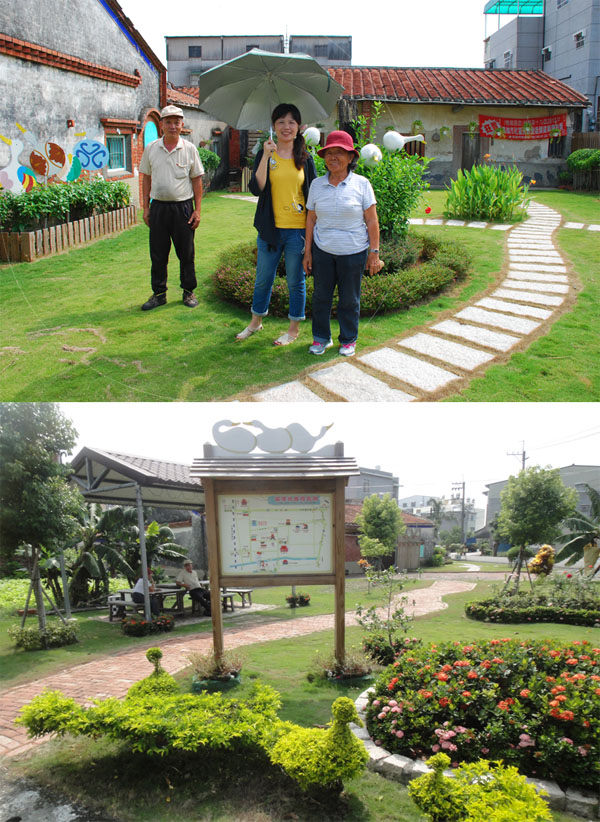 崙港社區的「轉角公園」成為居民聚會休憩的好地方。（圖∕張筧 攝）