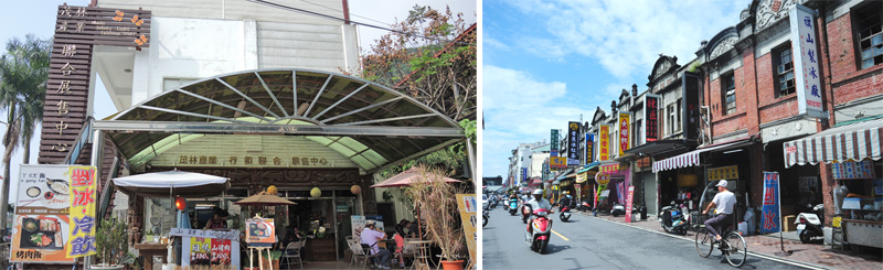 重建區的觀光亮點茂林產業行銷展售中心與旗山商圈吸引觀光人潮。（圖∕徐世雄 攝‧鮑忠暉 攝）