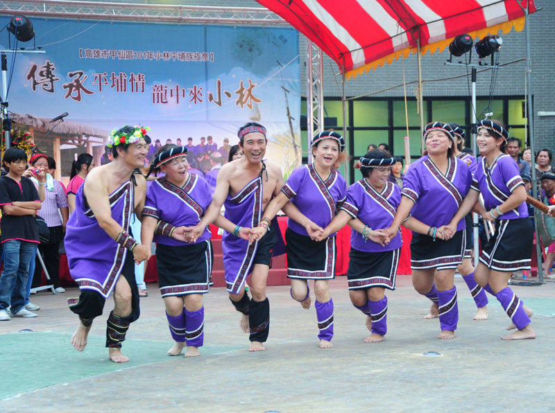 甲仙的小林夜祭是幾乎失傳的平埔族傳統祭典。（圖∕鮑忠暉 攝）