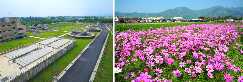 市府陸續投入經費建設美濃，大大提升觀光能量與生活品質。（圖∕高雄市政府水利局 提供‧鮑忠暉 攝）