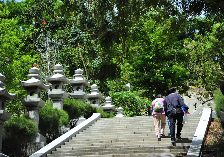 旗山鼓山公園有濃濃的歷史氛圍。（圖∕鮑忠暉 攝）