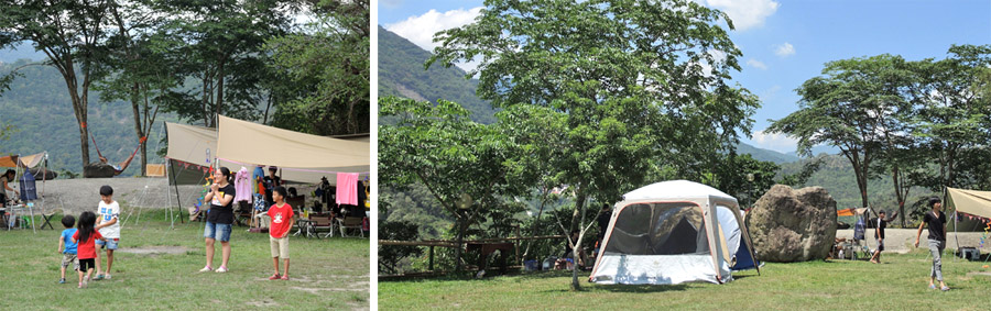 夏日到高雄山區露營野炊，可避暑又可享受大自然的蟲鳴鳥叫。（圖∕徐世雄 攝）