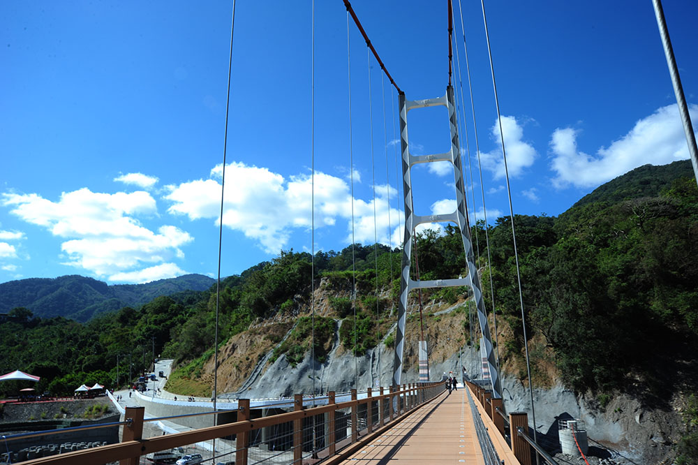 索阿紀吊橋。（鮑忠暉·攝影）