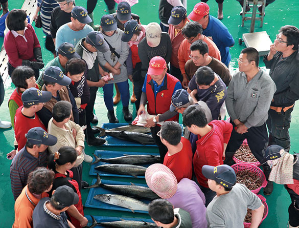 蚵仔寮漁市拍賣場 Kezailiao Seafood Auction