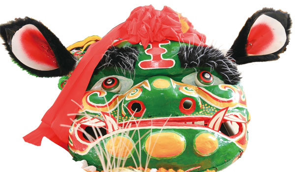 手工製作的獅頭 Handmade Lion's head