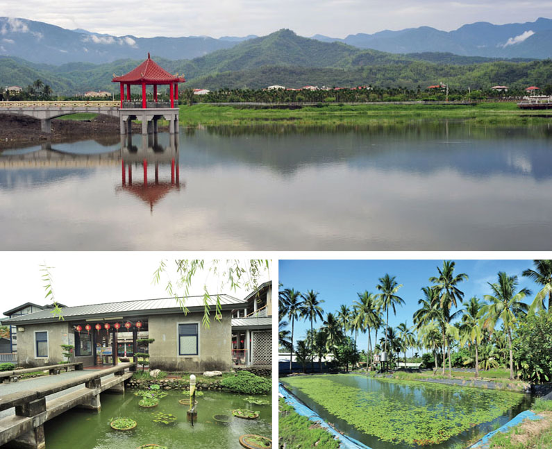 中正湖，美濃客家文物館，美濃田野風光