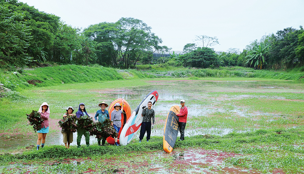 美濃湖 水鳥の保護増殖活動