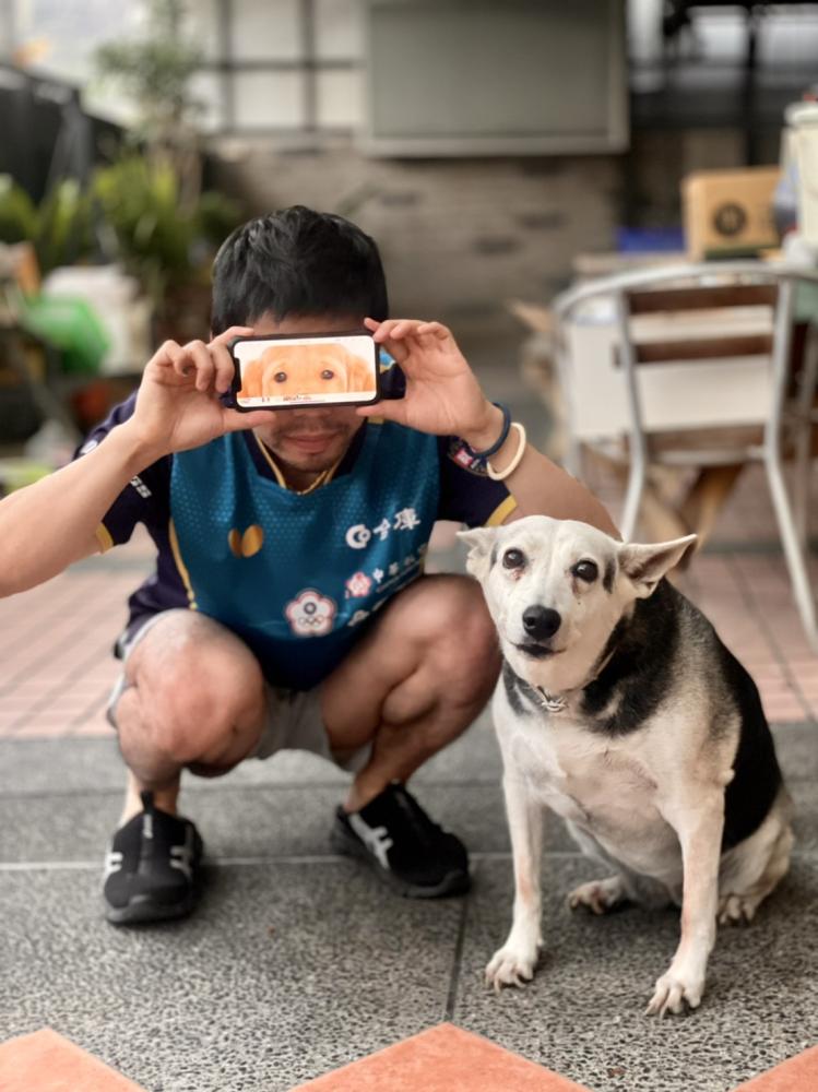 莊智淵關心流浪動物處境，也會在社群平臺上幫浪浪找家。(圖片提供/莊智淵 Chuang Chih-Yuan臉書)