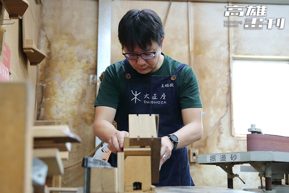學員把木工當作他們療癒生活的方式。(攝影/Carter) 學員把木工當作他們療癒生活的方式。(攝影/Carter)