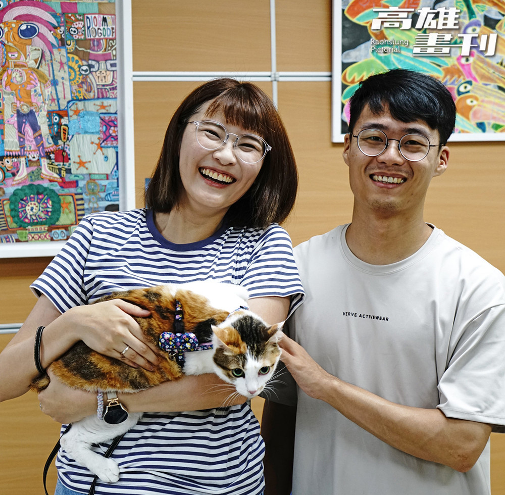 帶毛小孩上班，不僅讓原本沒有飼養寵物經驗的同仁有機會接觸動物，也促進彼此間更多的理解與交流。(攝影/曾信耀)