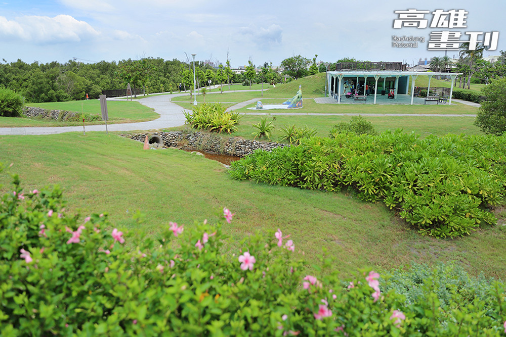 林園海洋濕地公園擁有豐富的生態景觀與寬闊草地，成為林園最迷人的自然秘境。(上：攝影/黃敬文；中、下：攝影/Carter)