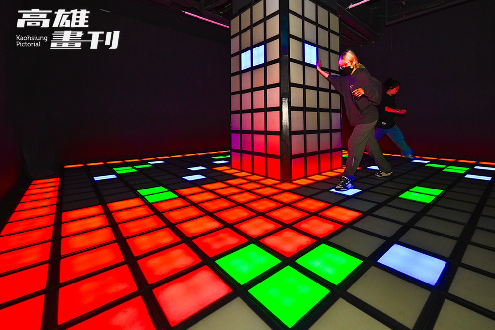 480格挑戰區適合2至10位玩家遊玩，有50種關卡且地形多變，重視彼此默契與合作模式，推薦給朋友揪團、家庭或公司團隊來互動體驗。(攝影/Carter)