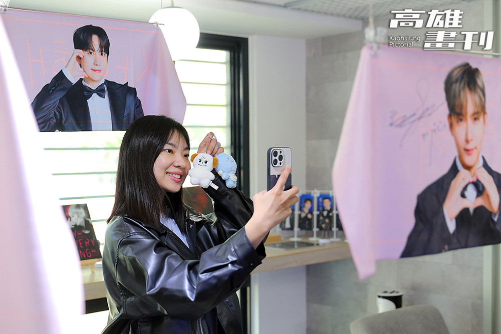 Un Bon café咖啡廳的Super Junior應援活動。(攝影/Carter)