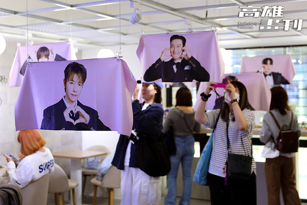 Un Bon café咖啡廳的Super Junior應援活動。(攝影/Carter)
