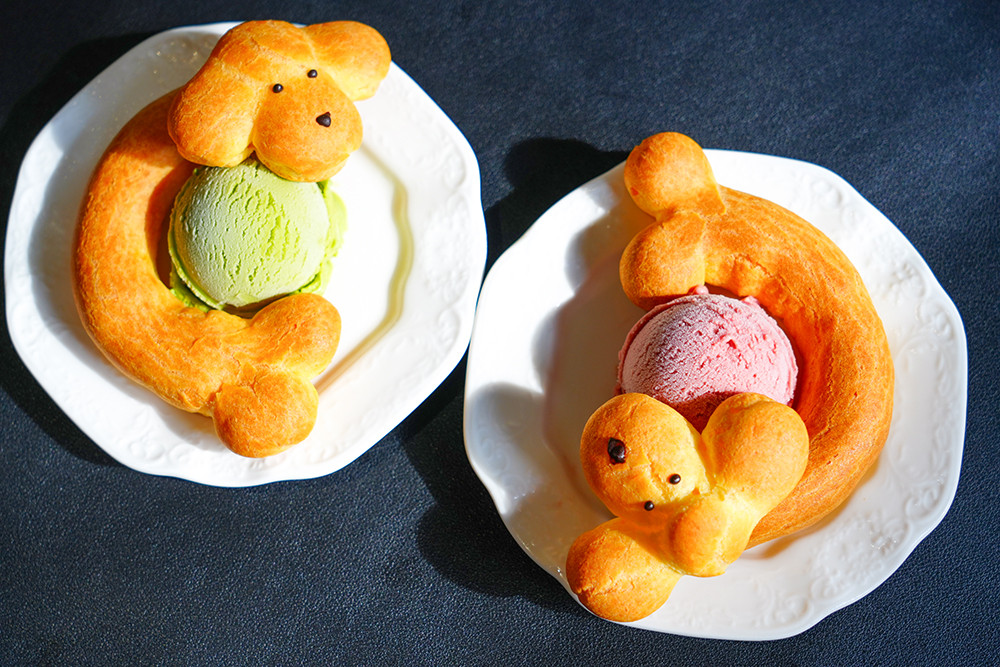 Eriel Gelato以魚鱗萃取膠原為基底，打造口感滑順、風味多元的創新冰淇淋。(上：攝影/李瑰嫻、下：圖片提供/Eriel Gelato愛莉兒)