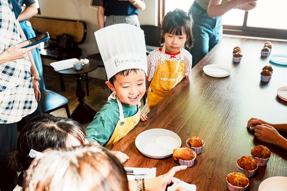 店內不定期開辦烘焙課程，帶領小朋友從學習中獲得實作樂趣。(圖片提供/Eriel Gelato愛莉兒)