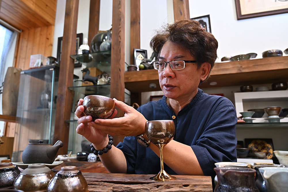 張桂維作品被世界各地博物館典藏。（攝影/Carter）