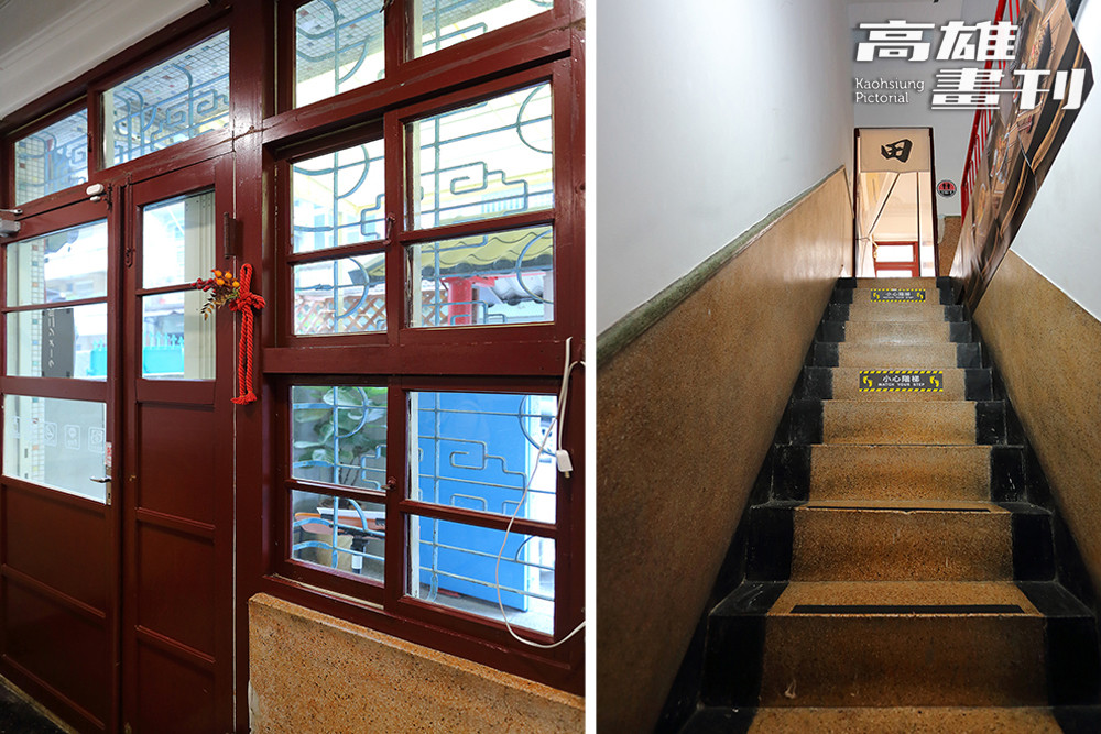 檜木門窗、鐵窗花、磨石子樓梯牆壁，臺灣老宅元素經典恆久遠。（攝影/Carter）