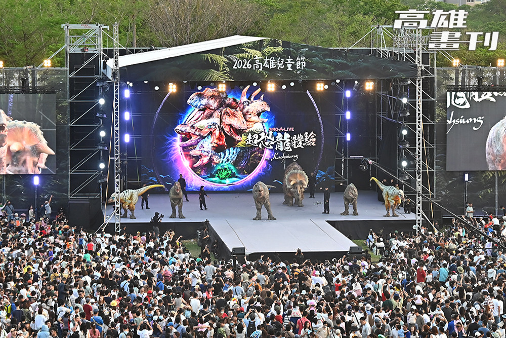 DINO-A-LIVE超恐龍體驗場場爆滿。(攝影/Carter)