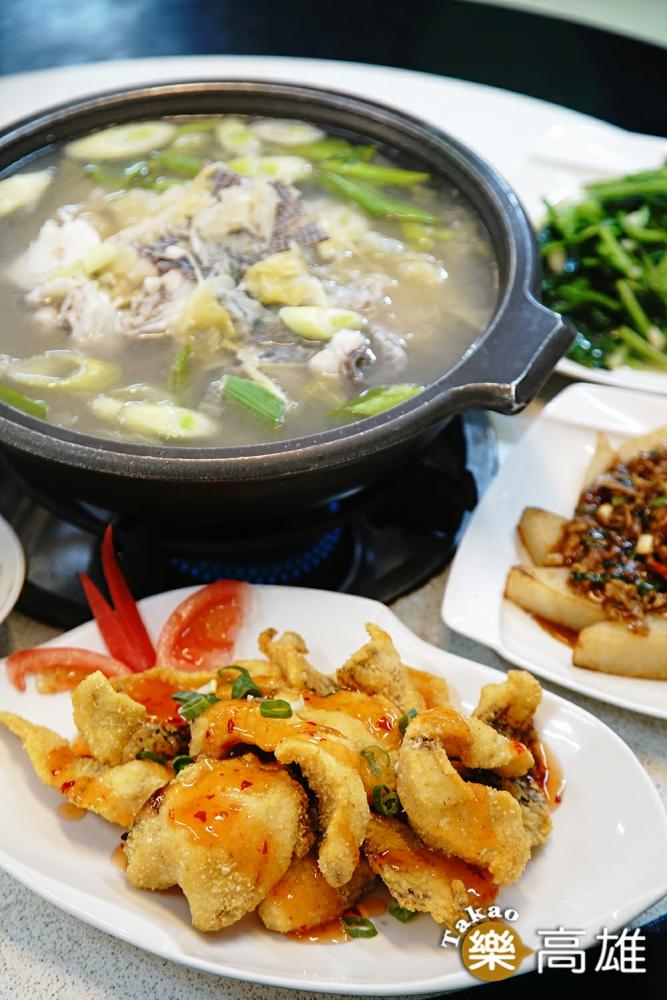 賀買餐廳招牌特色料理必推台灣鯛一魚多吃。（攝影/曾信耀）