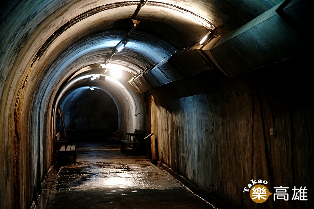 去年剛開放的鼓山洞，是日治時期建造的防空洞之一，總長約200公尺。（圖片提供/Mook）