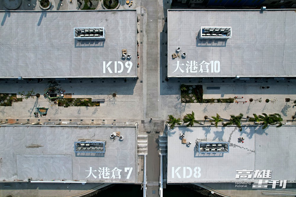大港倉KD7至KD10倉庫。(攝影/曾信耀)