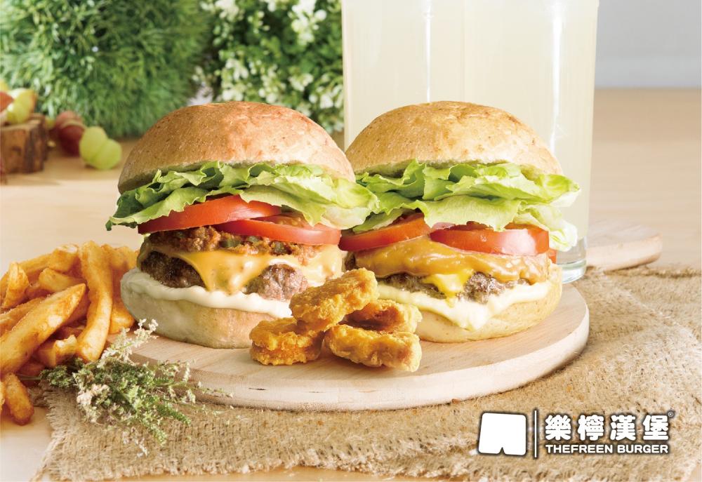 樂檸漢堡選用新鮮食材，打造讓人吮指回味的美味漢堡。(圖片提供/樂檸鮮事股份有限公司)