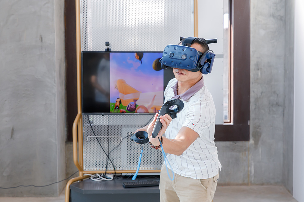 互動展演區VR電影結合觀看與互動，讓體驗更有趣。