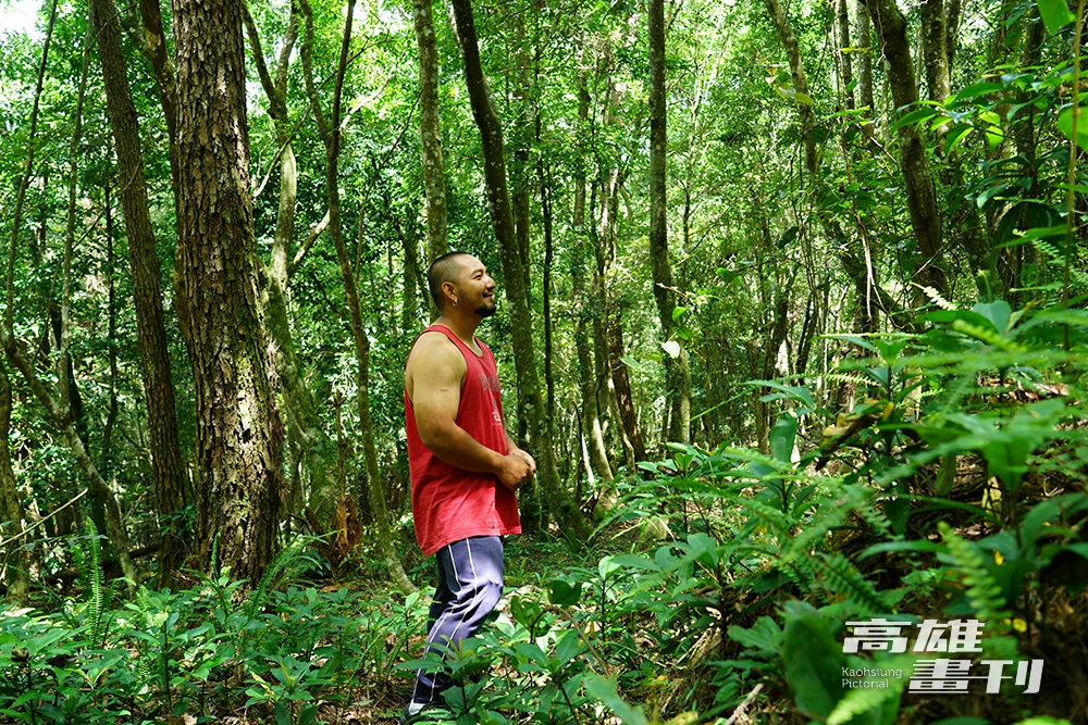 爾諾一家人回到祖先在鐵本山上的居住地，以森林永續的概念，用心規劃出生態保育及布農文化體驗的園區。(攝影/Cindy Lee)