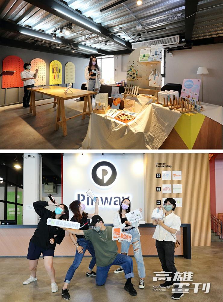 在「Pinway」青年創客們可以發揮自造創意，同時與品牌交流，增加跨域共創與跨界學習的機會。(攝影/Carter)