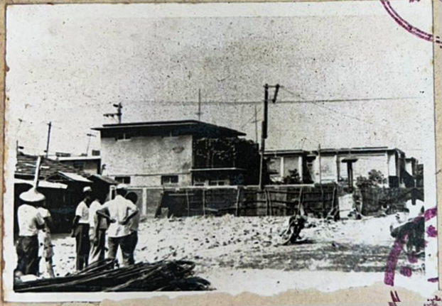 前鎮區台電備勤房屋資料照片，拍攝於民國65年。(圖片提供/台灣電力股份有限公司)