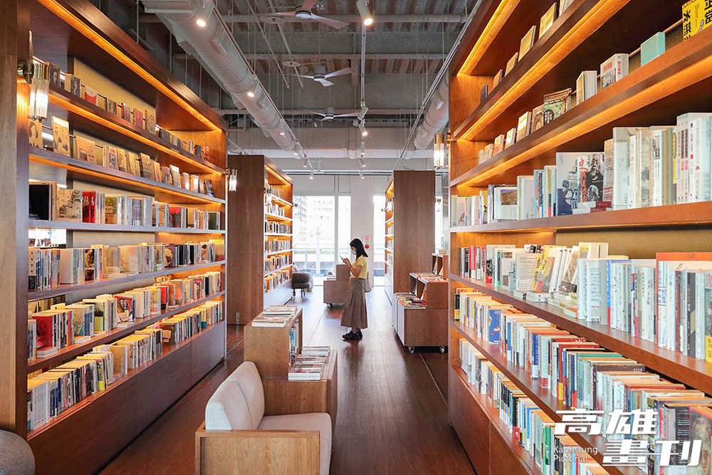 高雄市立圖書館與承億酒店共同打造全新閱讀環境。(攝影/Carter)